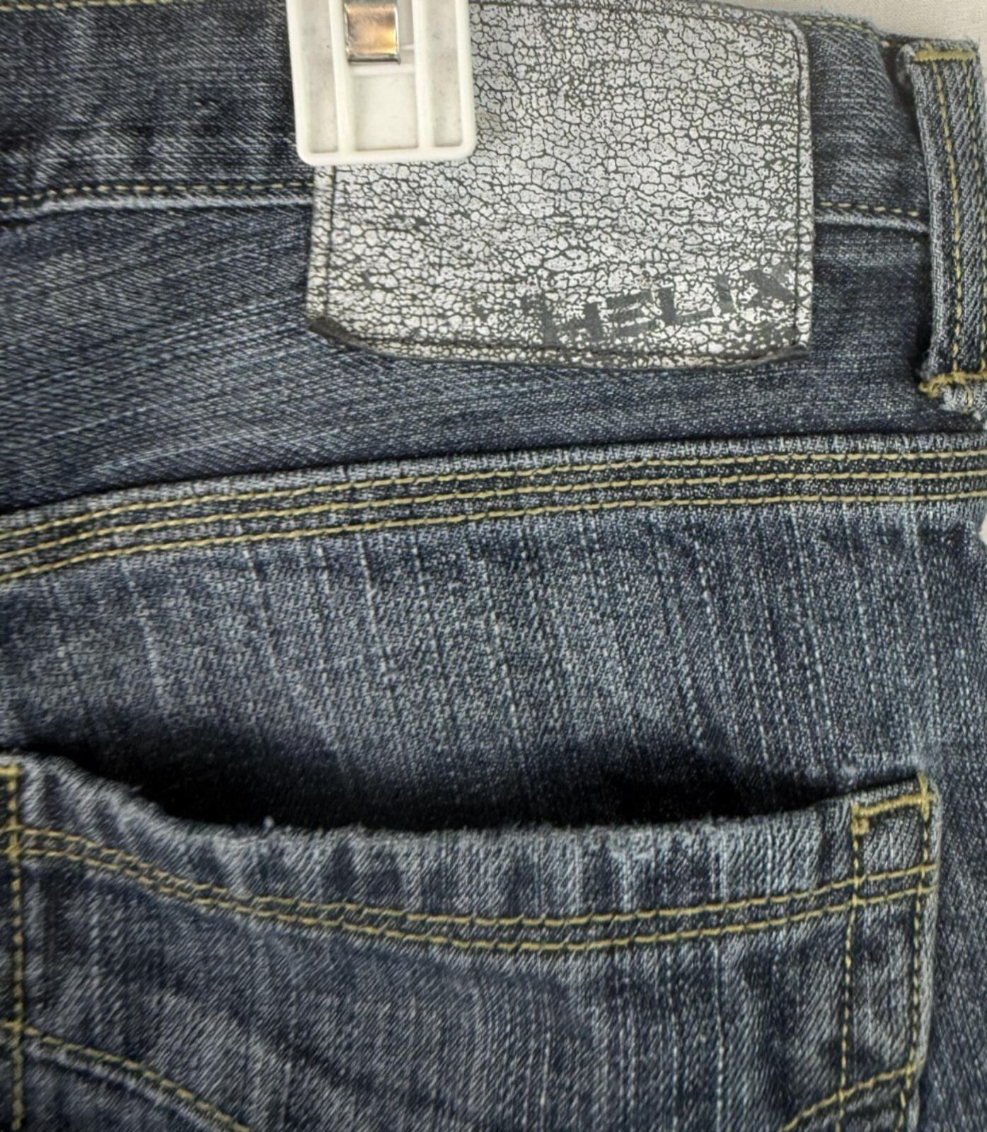 Helix Slim Boot Cut Jeans Mens 32 x 30 Distressed Y2k