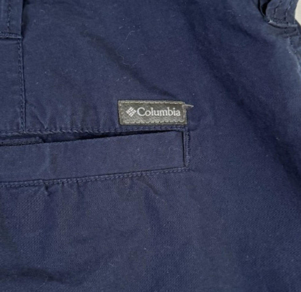 Columbia Shorts Mens 44 Dark Blue 8 Inseam Hiking Outdoor Casual Chino