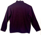 Eddie Bauer Sweater Men TXL Burgundy 1/4 Zip Hiking Fleece Outdoors Pullover