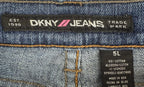 DKNY Womens Flare Jeans Size 5 Long Juniors Blue Denim
