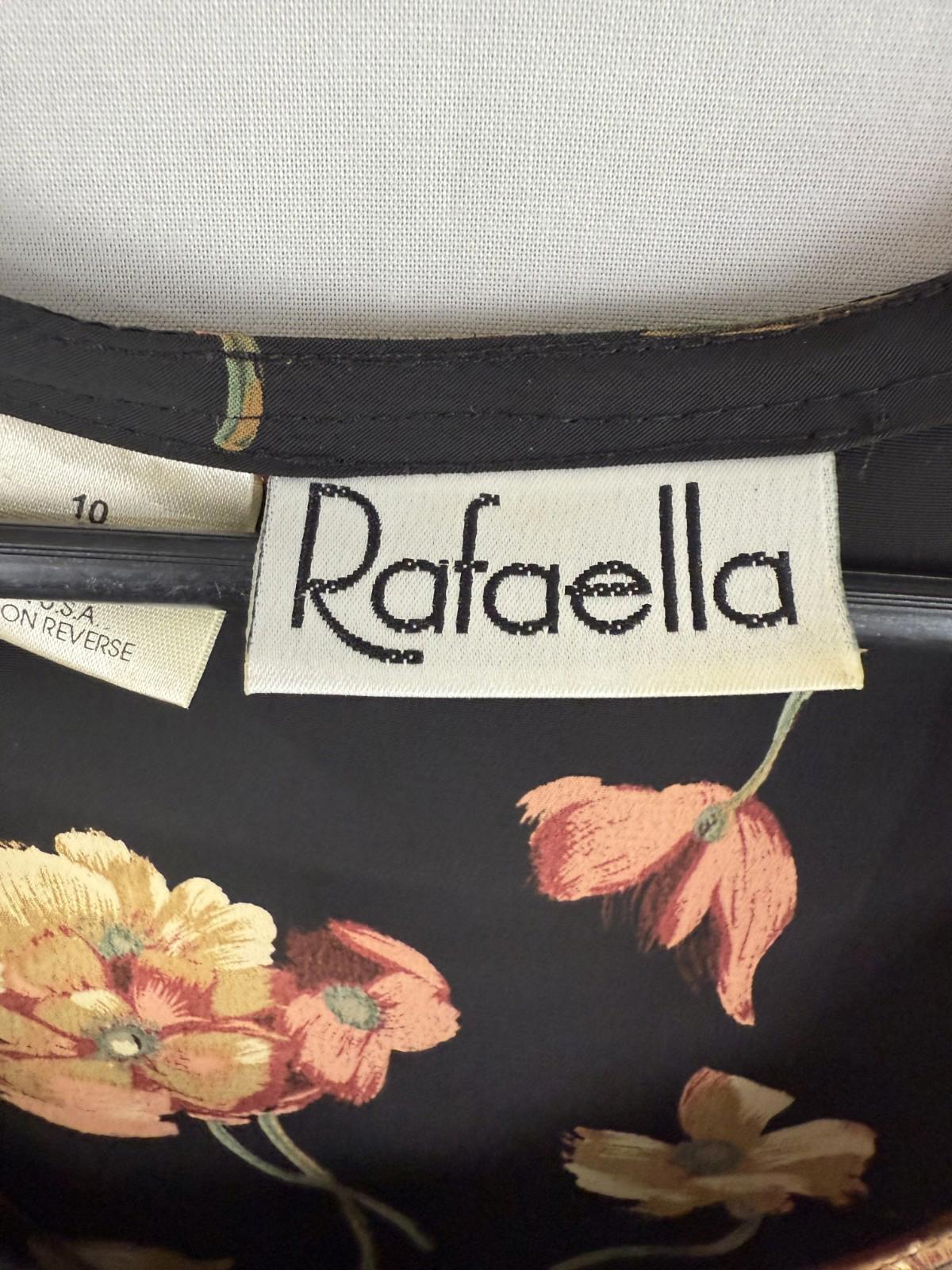 Rafaelle Womens Dress Size 10 Floral 50 Inch Legnth