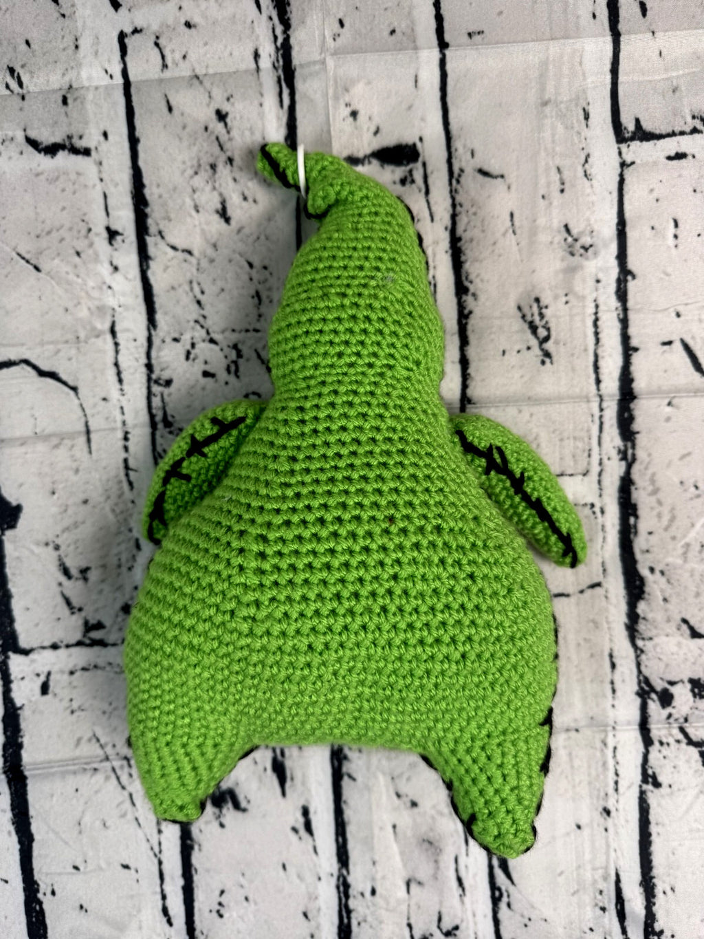 Handmade Crocheted Oogie Boogie Plushie - 13 inches - Same Day Shipping