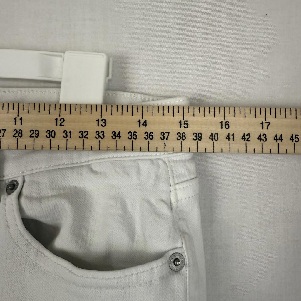 Vineyard Vines Jeans Womens Sz 6 White Skinny Ankle Stretch Cotton