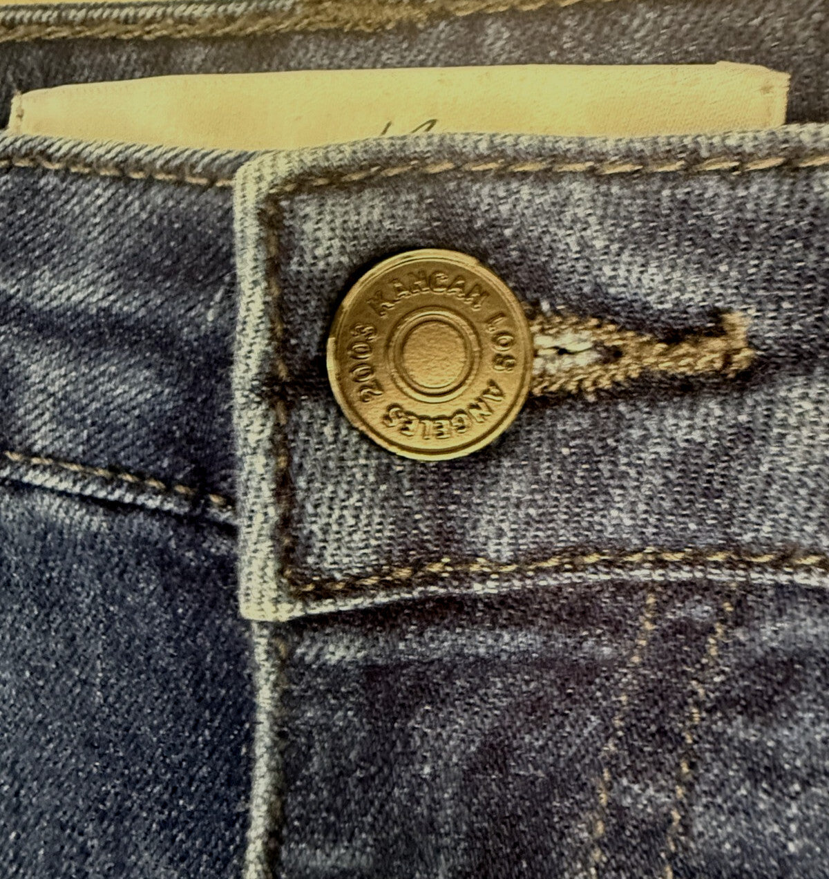KanCan Maurices Womens Flare Jeans Size 13 Dark Wash Mid Rise