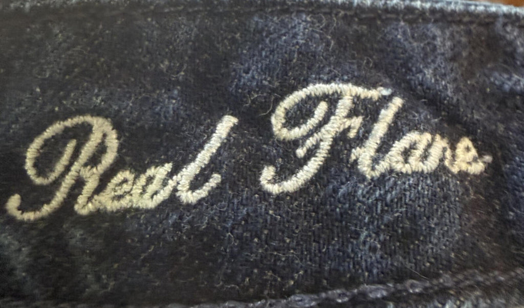 American Eagle Real Flare Jeans Women 6 Blue Dark Wash Low Rise