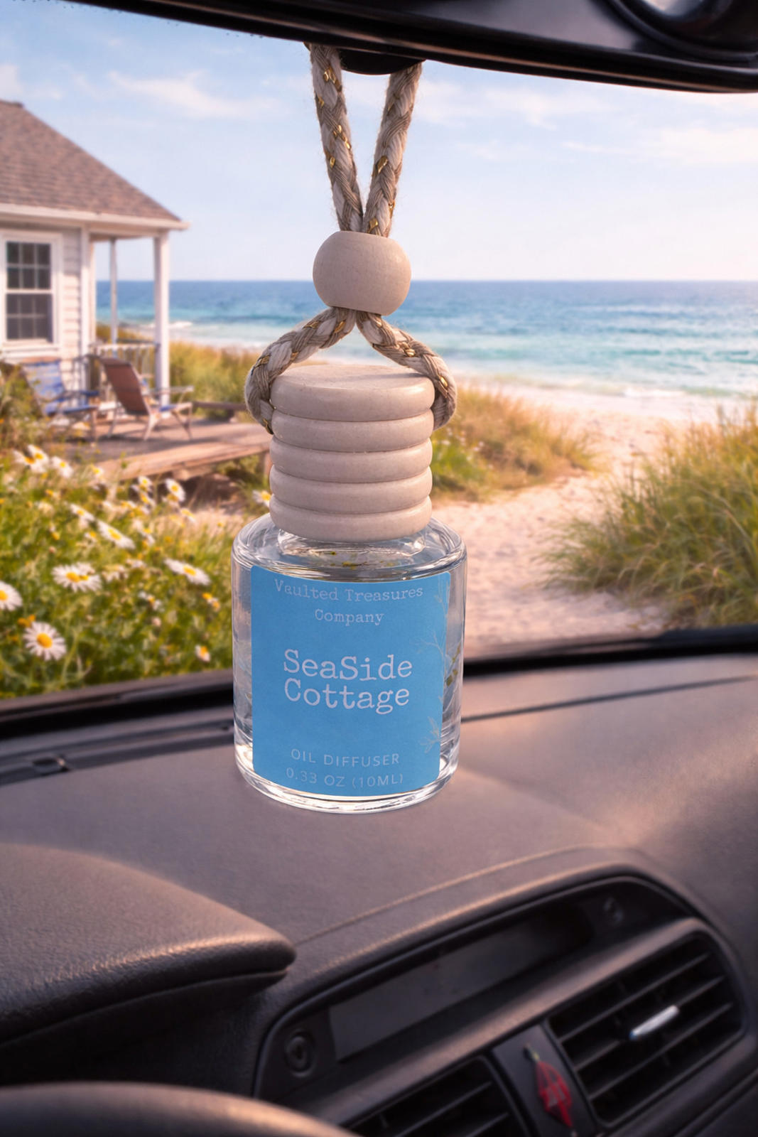 SeaSide Cottage Auto Diffuser - 8ml - Beautiful Fresh Cleaned Scent - Beach