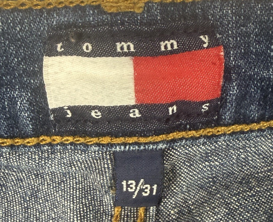 Vintage TOMMY HILFIGER Womens Sz 13 Jeans Low Rise Bootcut Stretch