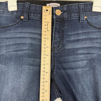 Juicy Couture Crop Capri Womens Jeans Size 6 Skinny Medium Blue Elastic Waist