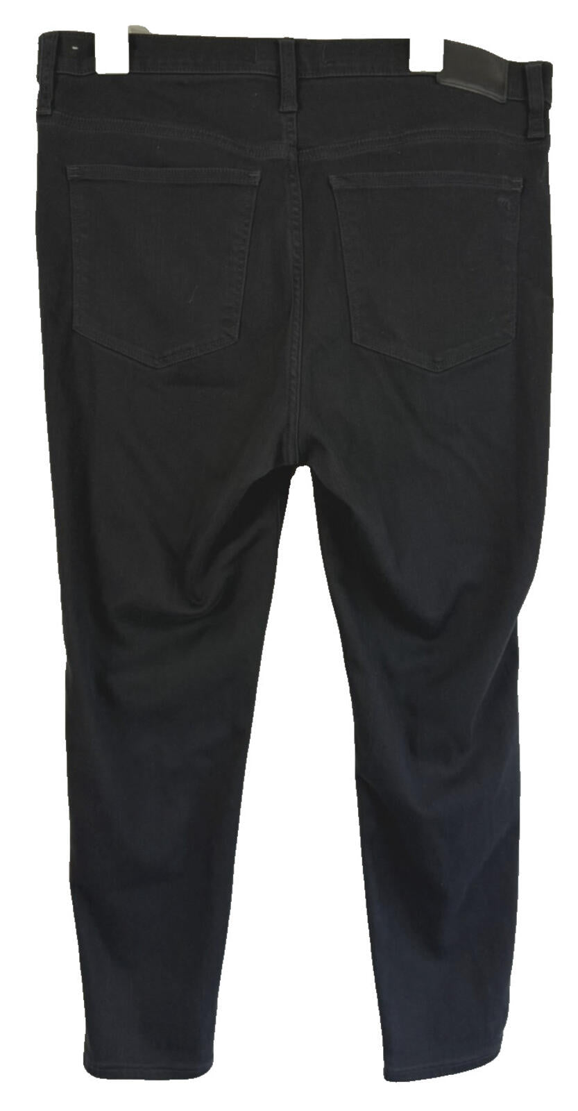 Madewell Black 10" High Rise Skinny Womens 32P Short Stretch Jeans