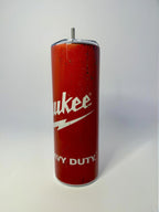 20 oz Milwaukee Stainless Steel Tumbler with Lid, Straw