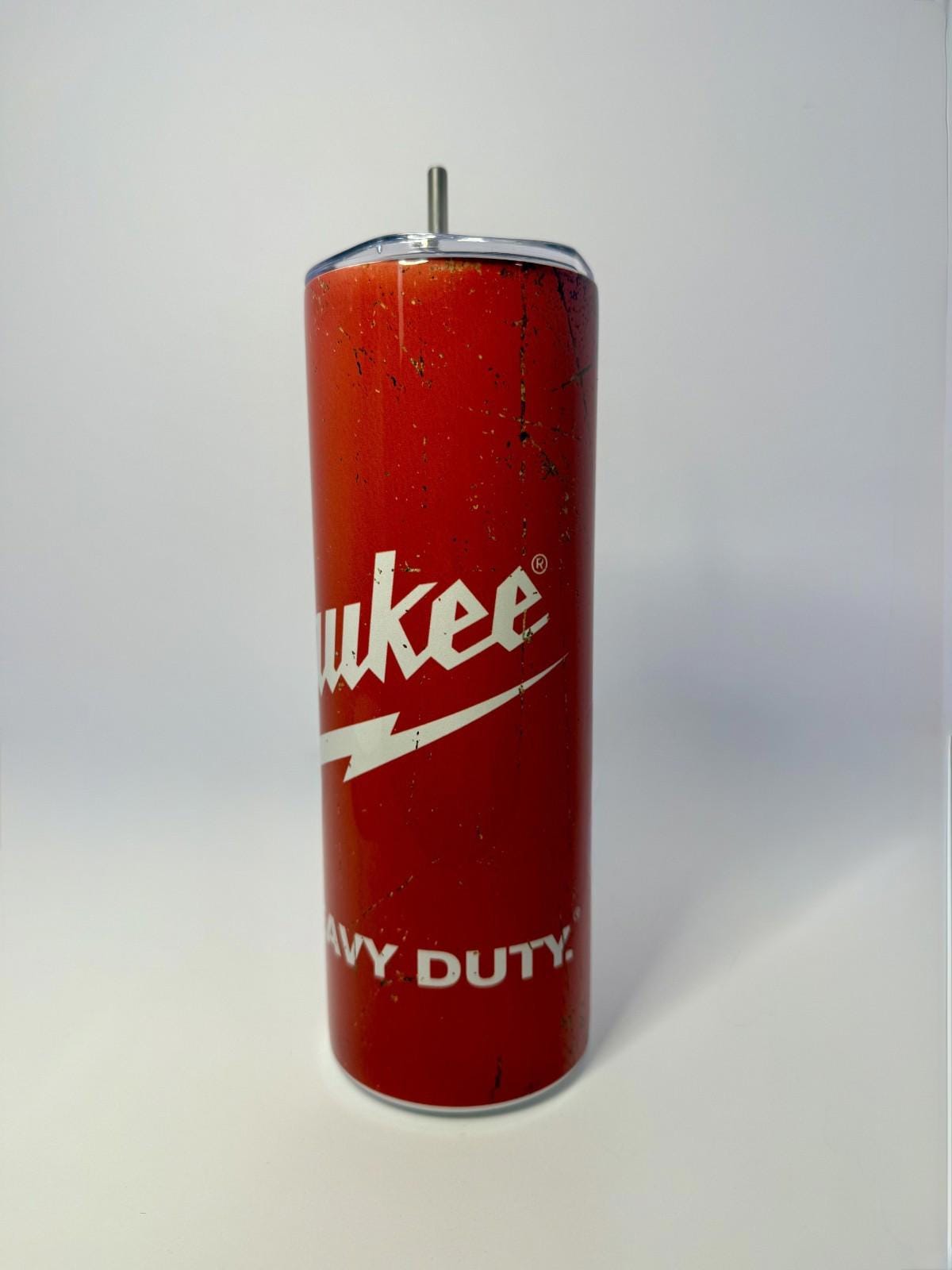 20 oz Milwaukee Stainless Steel Tumbler with Lid, Straw