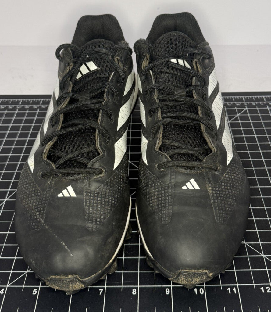 Adidas Adizero Impact Mens Football Cleats Sz 9 -Black and White