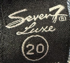 Seven7 Womens Denim Jeans Size 20 Short Bootcut Dark Light Distressed