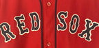 Vintage Majestic Boston Red Sox Jersey Red Made In USA MLB Fan 01 Mens M