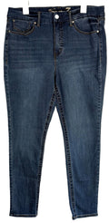 Seven 7 Tummyless High Rise Jeans Womens Size 16 Dark Wash Skinny Stretch Denim