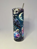 20 oz Witch Stainless Steel Tumbler with Lid, Straw