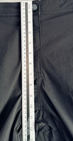 L L Bean Black Hiking Shorts Womens Size 16 Quick Dry Nylon Spandex Pockets
