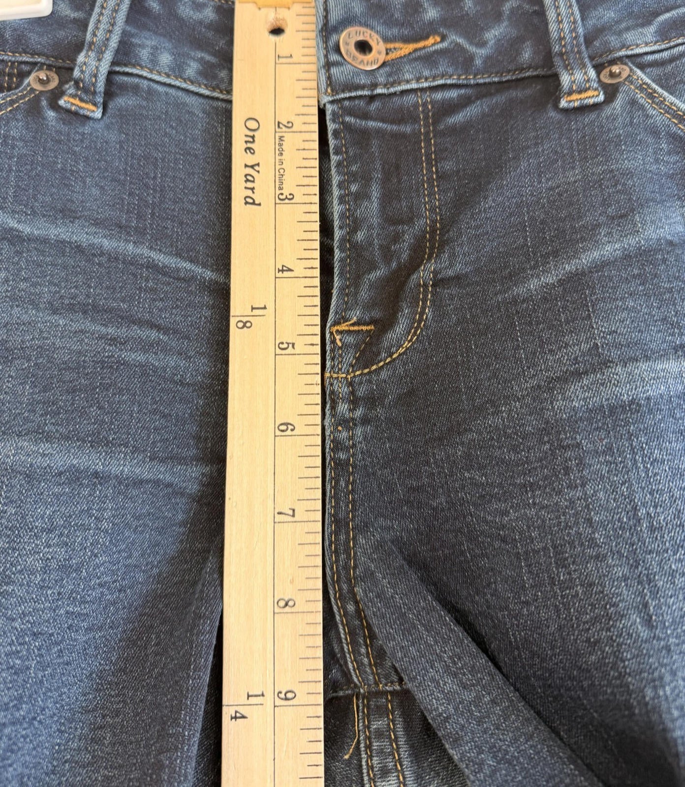 Lucky Brand Size 8 / 29 Womens Jeans Skinny Ankle Dark Wash Denim