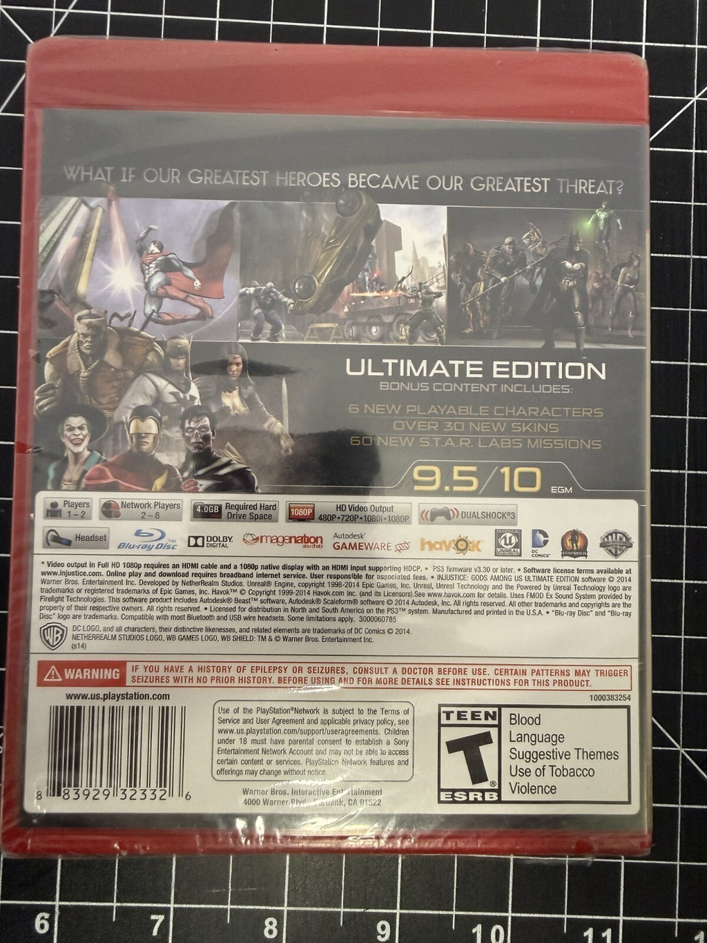 Injustice Gods Among Us Ultimate Edition (Greatest Hits) Sony PS3 Brand New