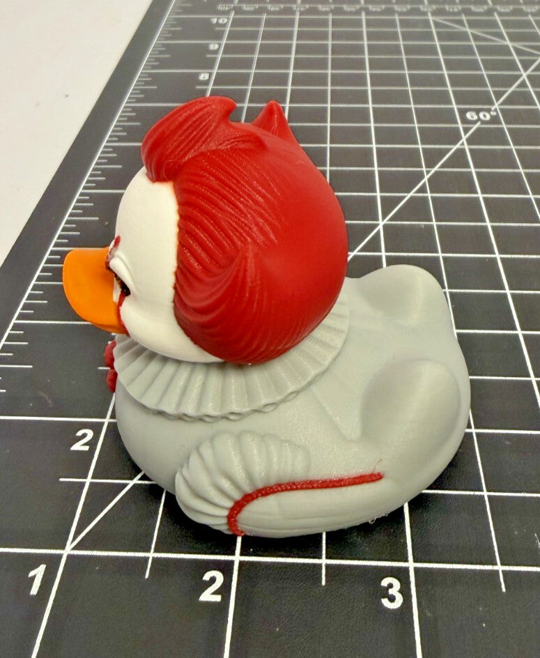 3d Printed Pennywise Duck - 2 1/5 Inch Tall