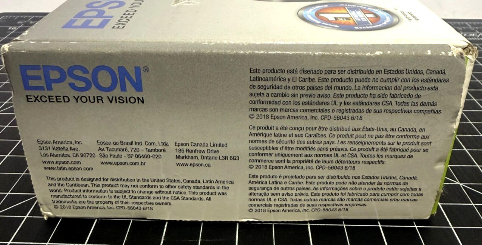 Unused Open Box Portable EPSON WorkForce ES-50 Color Document Scanner