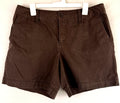 Eddie Bauer Womens Hiking Shorts Size 14 Brown Mid Rise 5" Inseam