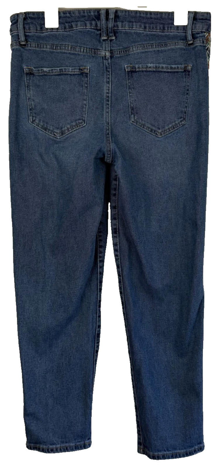 Knox Rose Womens Jeans Size 12 Embroidered Distressed Native Light Wash Stretch