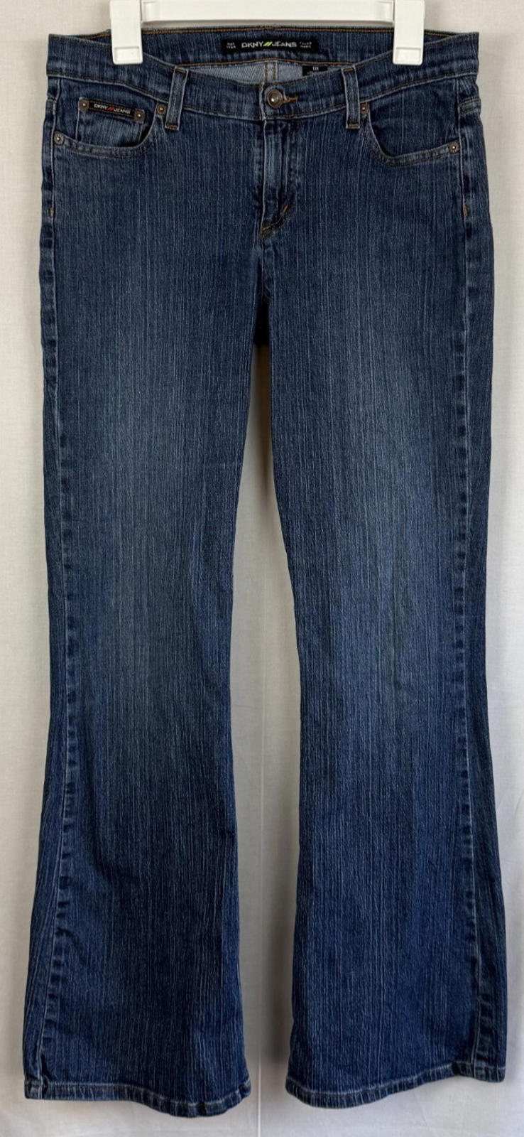 DKNY Jeans Womens Sz 10R Greenwich Bootcut Medium Wash Blue