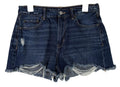 American Eagle Shorts Womens 8 Blue Jean Cutoff Tomgirl Distressed