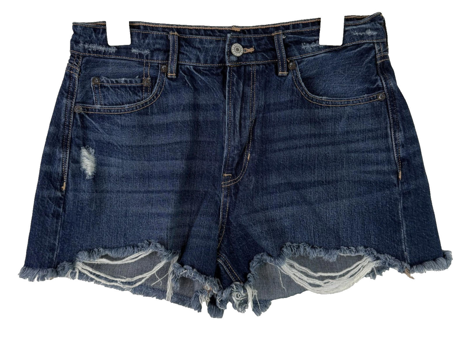 American Eagle Shorts Womens 8 Blue Jean Cutoff Tomgirl Distressed