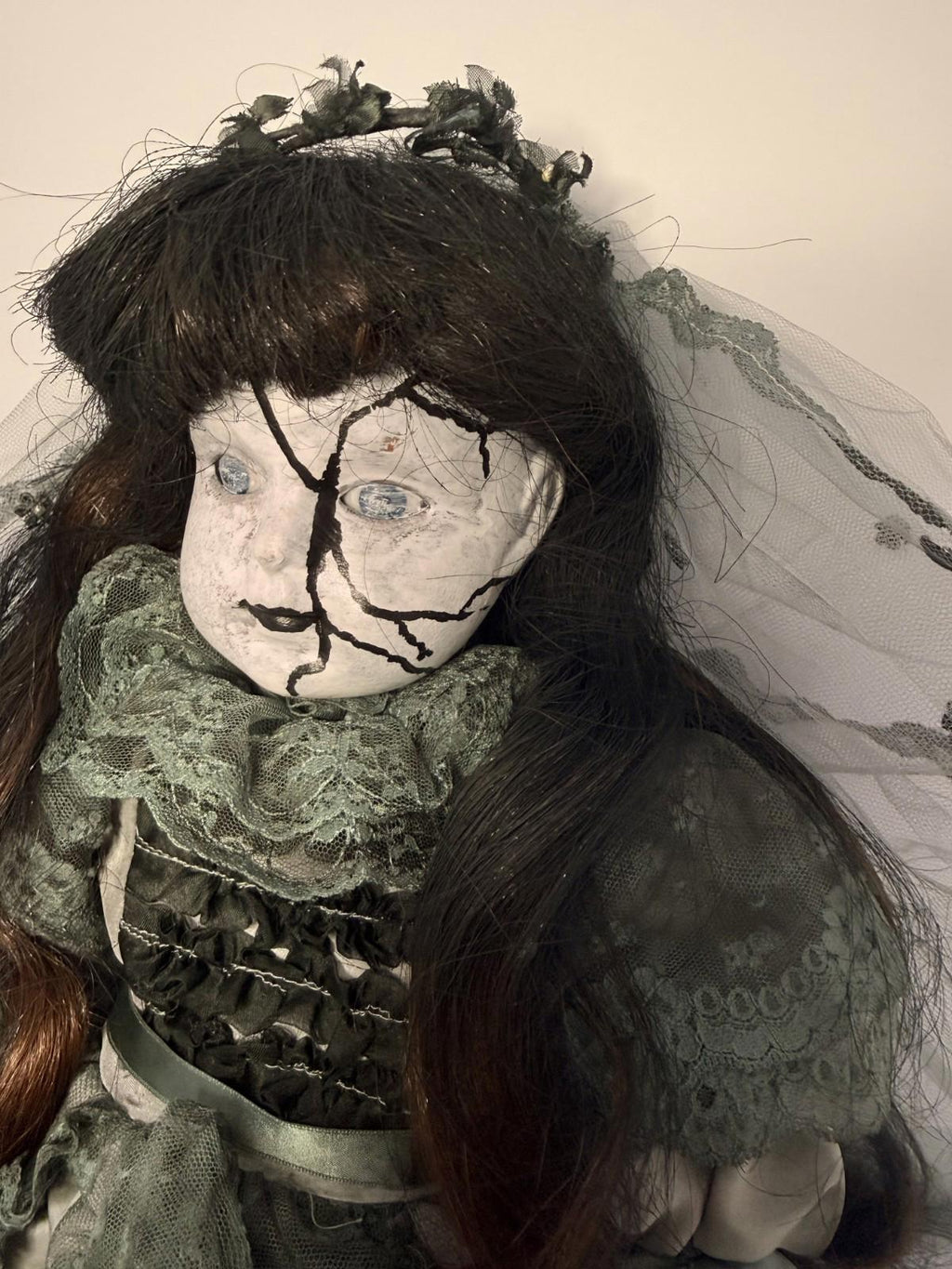 Meet Elara - OOAK Scary Creepy Doll 20" Hand Painted Horror Haunting Art