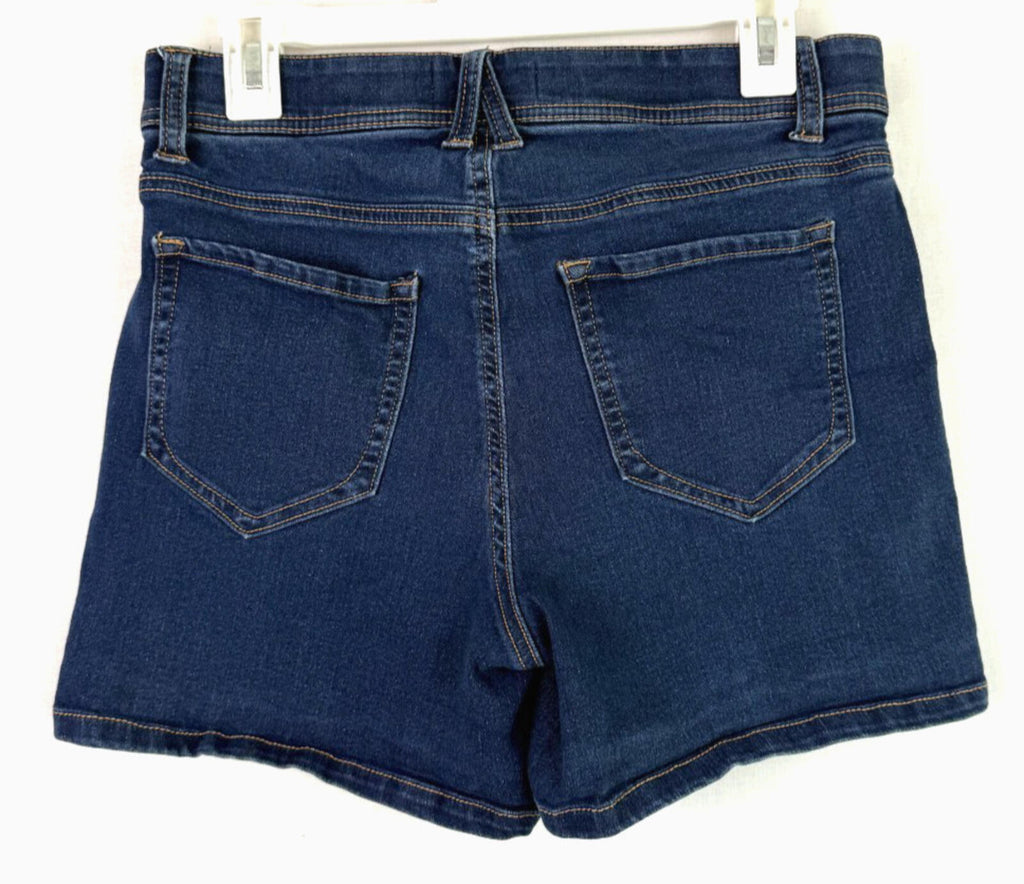 Angels Forever Young Women's Blue Denim 360 Sculpt Shorts Size 10