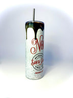 20 oz Hot Chocolate Stainless Steel Tumbler with Lid, Straw
