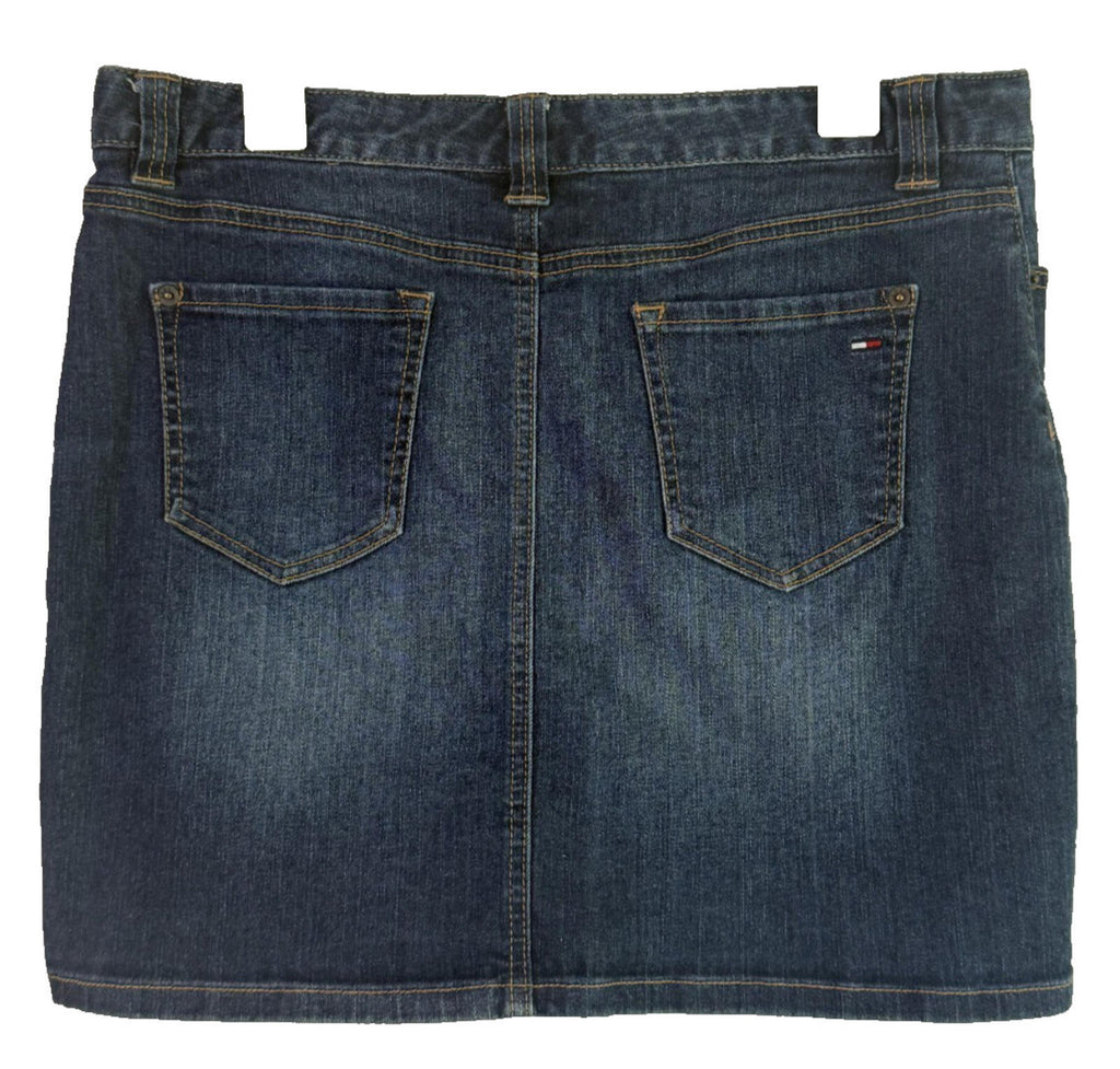 Tommy Hilfiger Jean Pencil Skirt Womens Size 10 - 16” Length - Denim