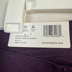 *NWT* Seven 7 “STARLETTE SKINNY”  Womens Jeans Sz 8 Signature Stitch Pockets