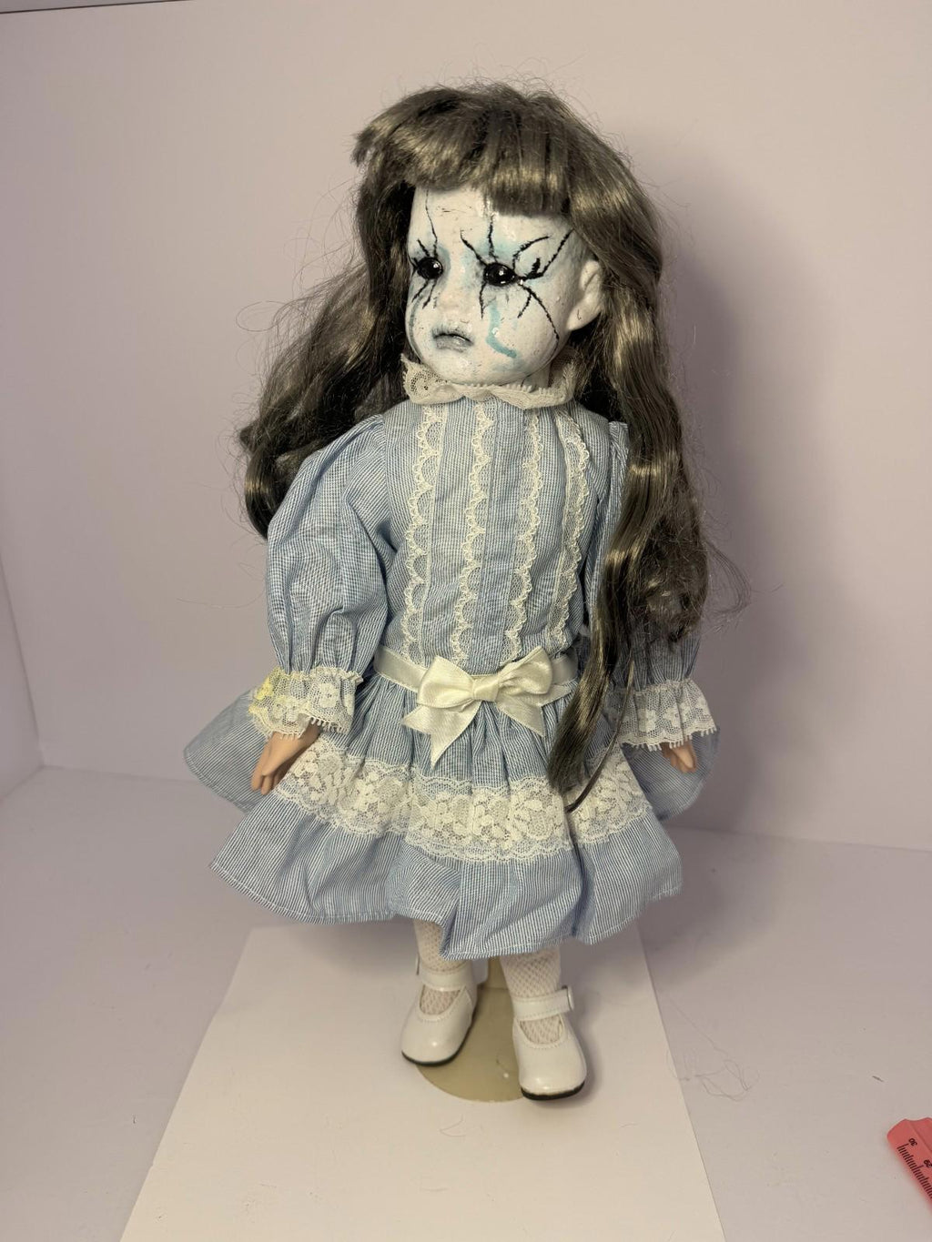 Meet Maribel  - OOAK Scary Creepy Doll 16" Hand Painted Horror Haunting Art