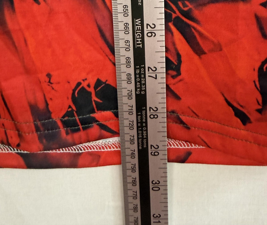 NWT Ouku Creepy Clown Pennywise Mens Size L All-Over Print Short Sleeve
