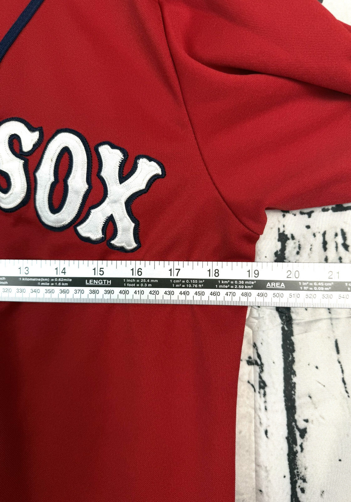 Boston Red Sox Derrig #1 Majestic Jersey Boys Sz M Red SEWN STITCHED!