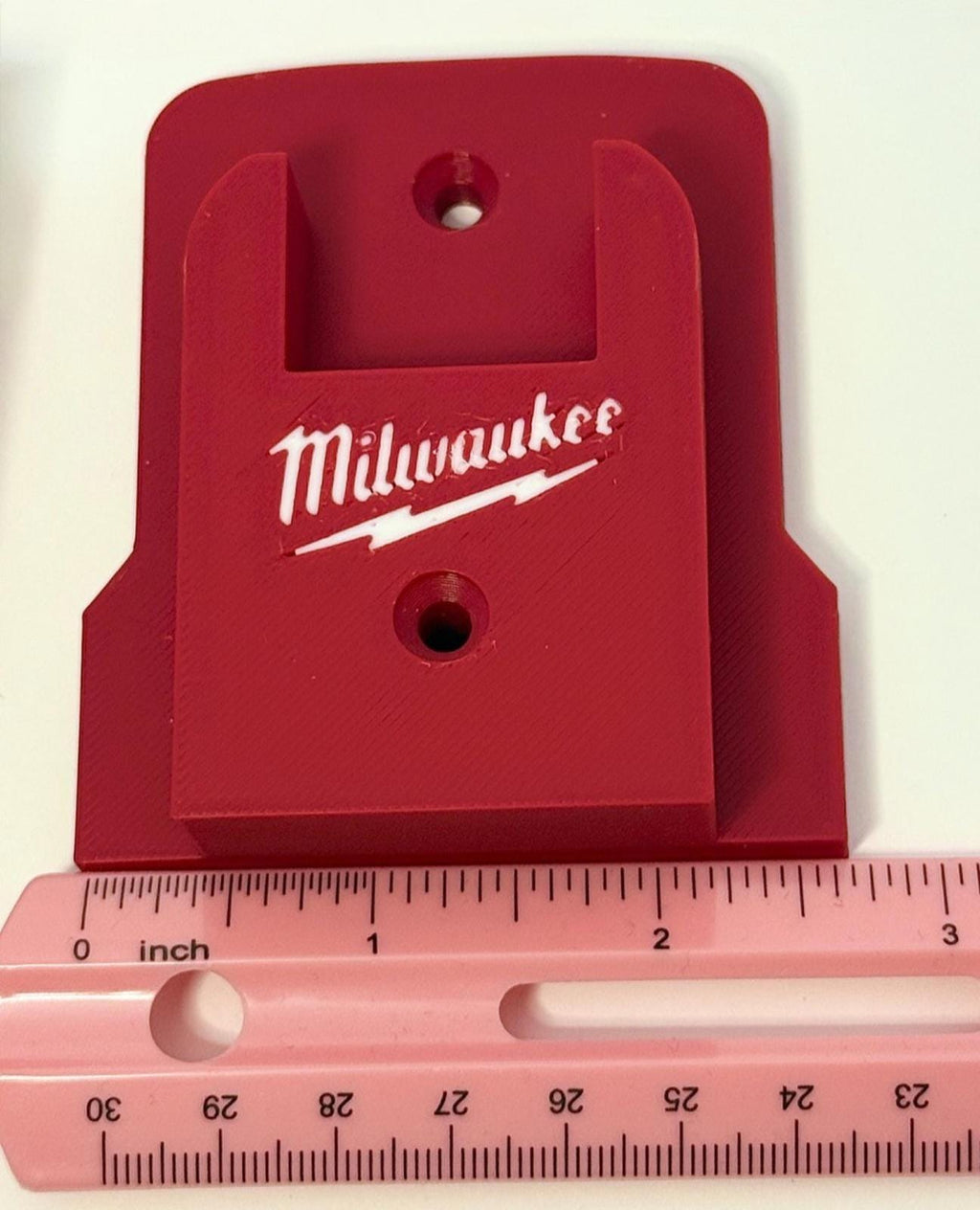 3D Printed Tool and Battery (M18 Fuel) Holder 3 Pack ~Red~ Mount in Van/Garage