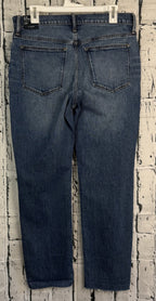 NEW J.Crew Slim Boyfriend Jeans Women Size 29 Raw Hem Medium Wash Stretch