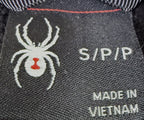 Spyder Hoodie Mens Sz S Red Black 1/4 Zip Pullover Fleece Spider Logo