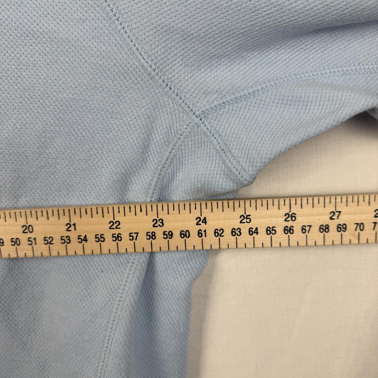 Tommy Bahama Sweater Womens L Long Sleeve Pullover 1/4 Zip Casual Light Blue