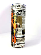 20 oz Michael Myers Newspaper Stainless Steel Tumbler with Lid, Straw Halloween