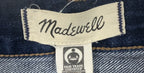 Madewell Baggy Tapered Jeans Womens Size 28 Medium Wash Blue Denim
