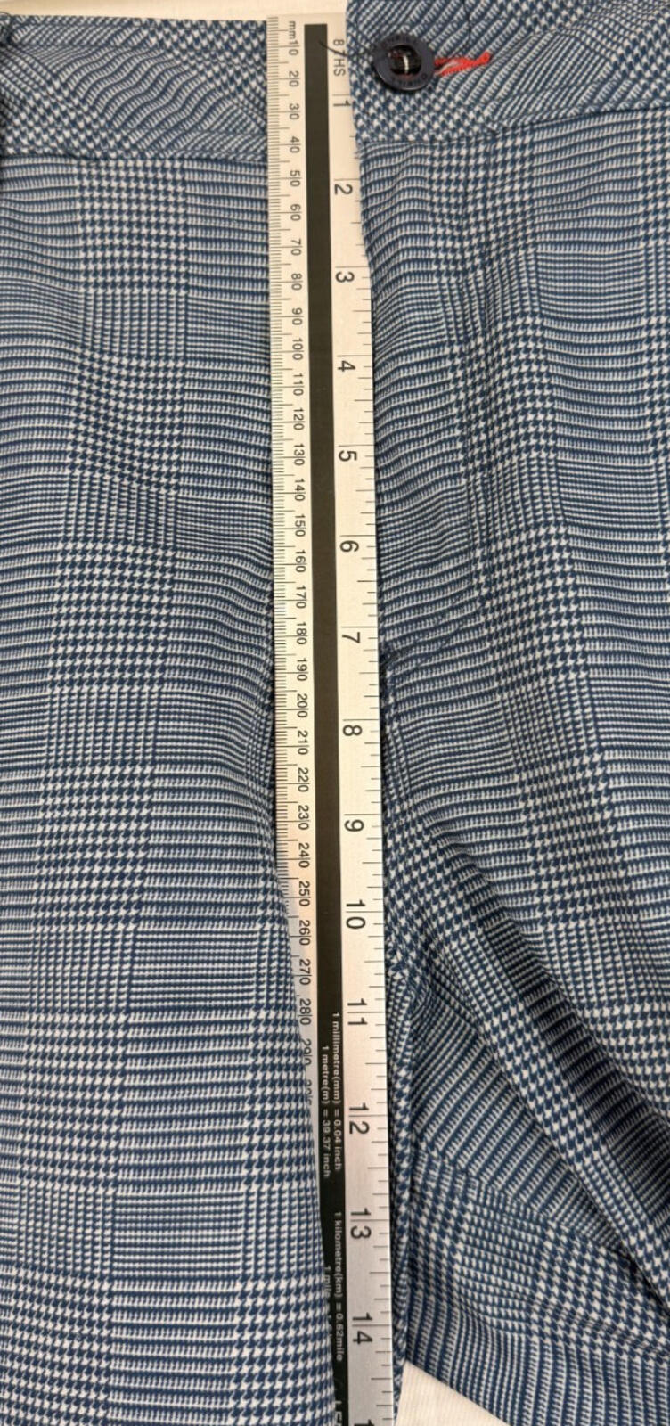 O'Neill Men's Hybrid Shorts Size 36 Blue and White Striped Walk Shorts Stretch