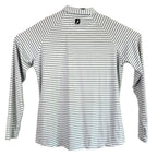 FootJoy Womens LS Pin Stripe Sun Protection Shirt Sz Large - Lighthouse - Golf