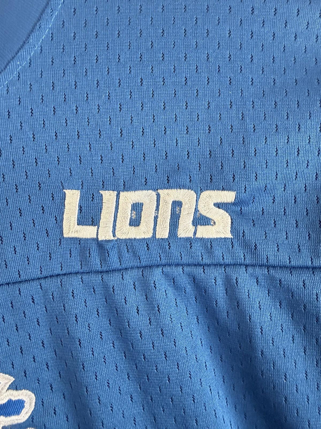 Detroit Lions Half practice/Half on-field Jersey Mens Sz M - NFL