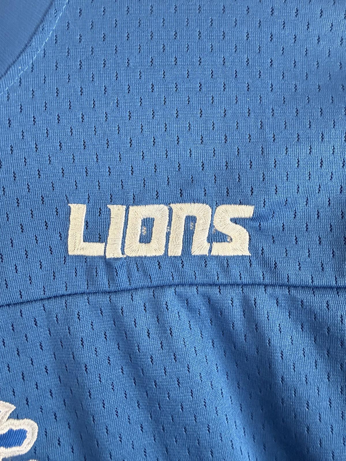 Detroit Lions Half practice/Half on-field Jersey Mens Sz M - NFL