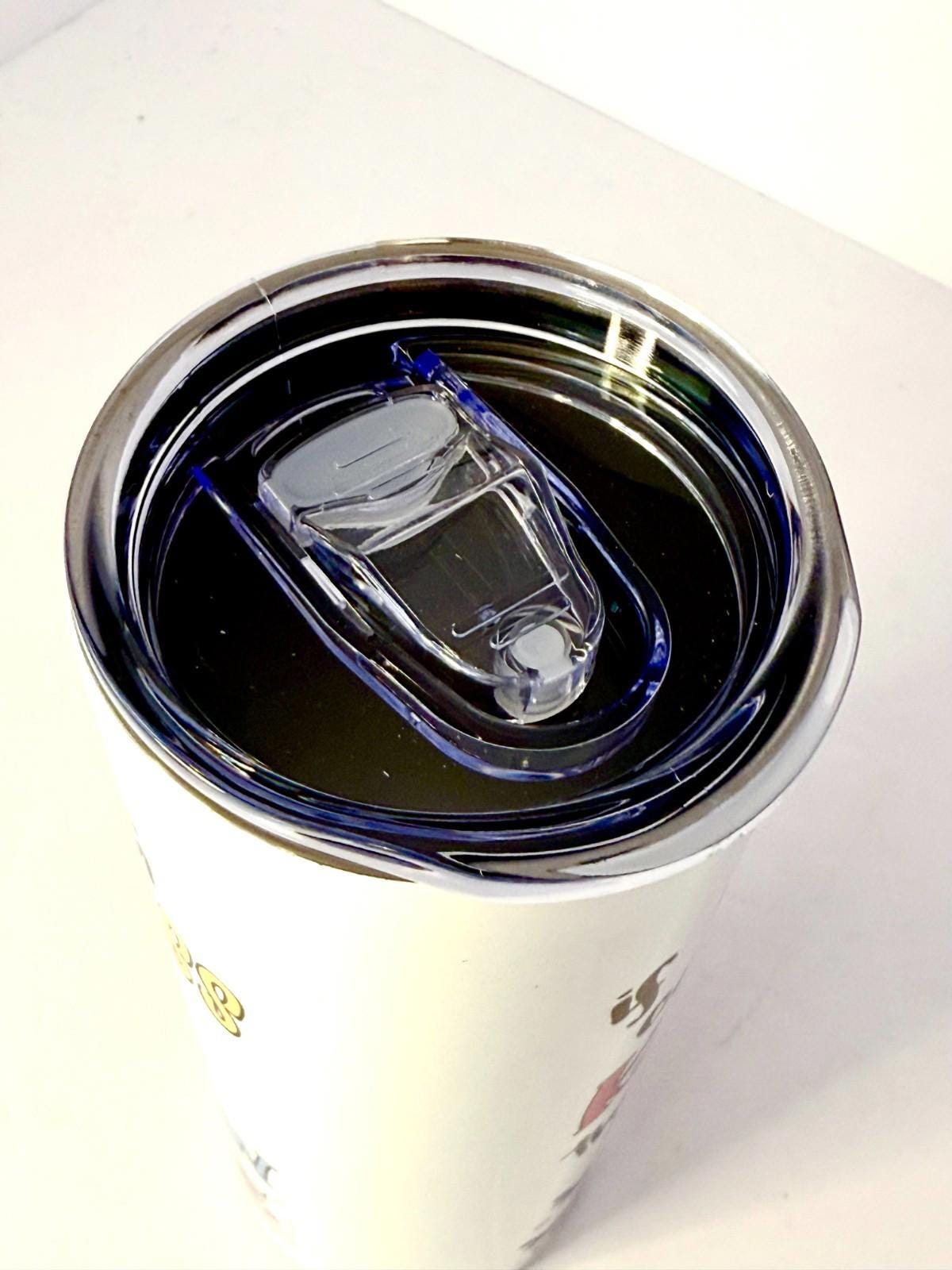 20 oz Crazy Mom Stainless Steel Tumbler with Lid, Straw