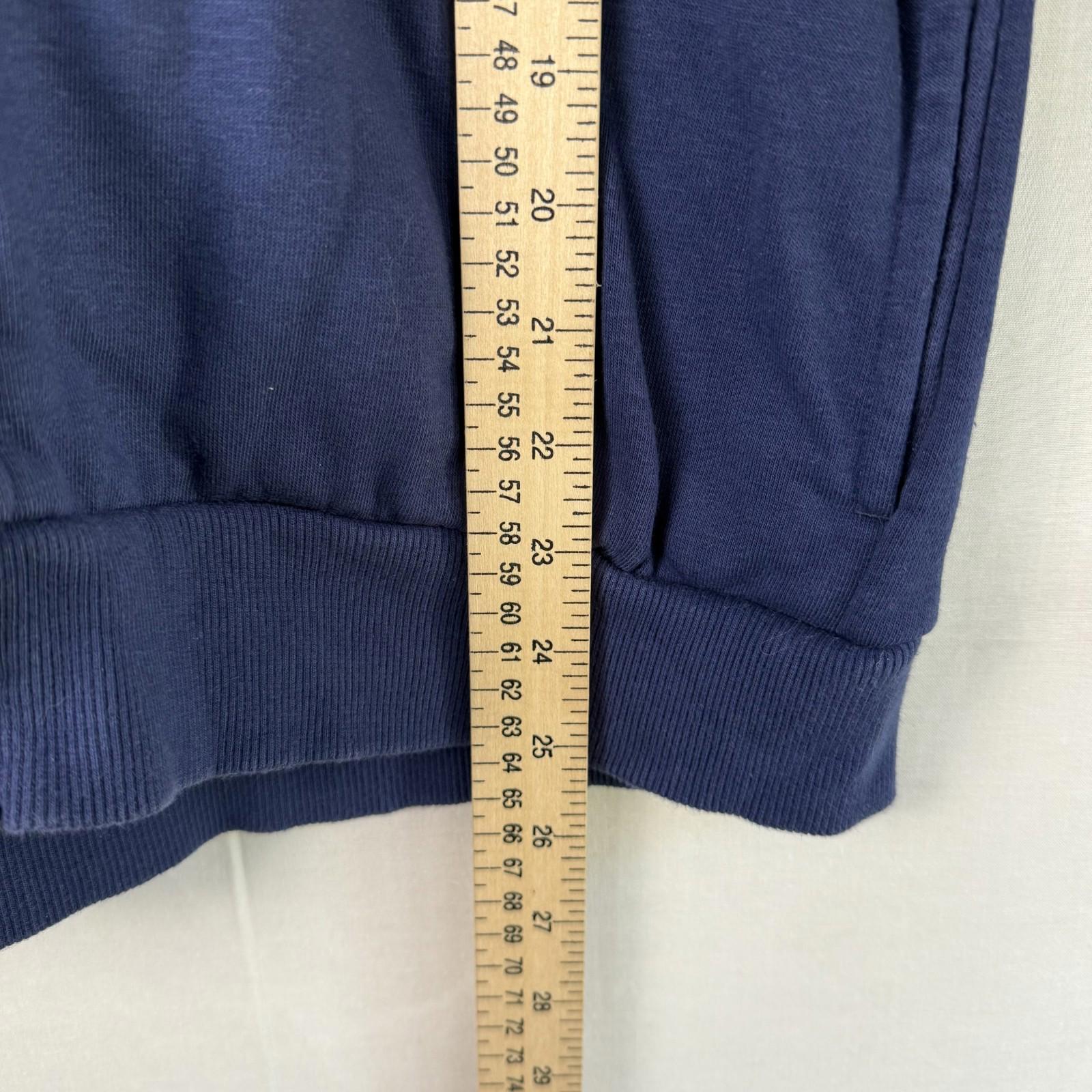 Puma Youth Full Zip Hoodie size L 14-16 Blue and Yellow Logo